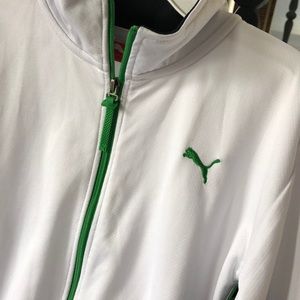 Boys Puma Front Zip Track Jacket  Size L